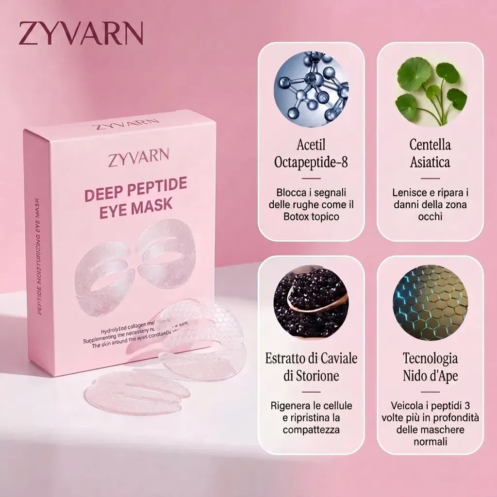 Zyvarn – Patch Occhi Anti-Età ai Peptidi