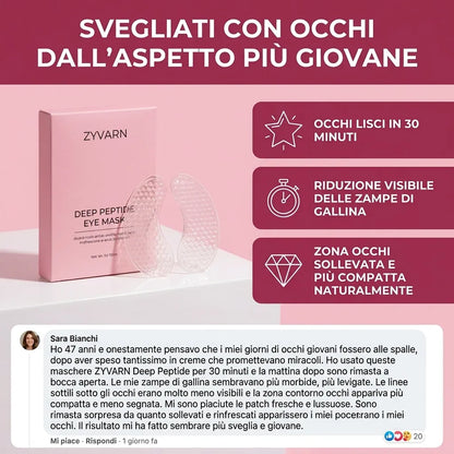 Zyvarn – Patch Occhi Anti-Età ai Peptidi