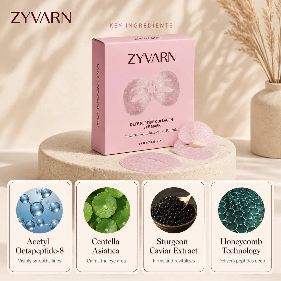 Zyvarn – Peptide Hydrogel Eye Mask