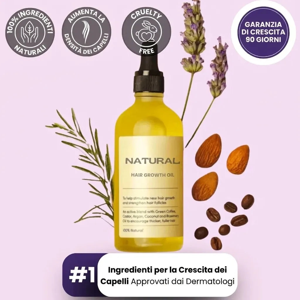 Eyovia - olio naturale per la crescita dei capelli